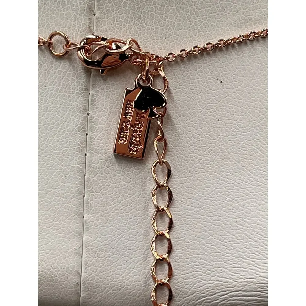 Kate Spade NY Rose‎ Gold-Tone Initial A Disc Pendant One in a Million Necklace